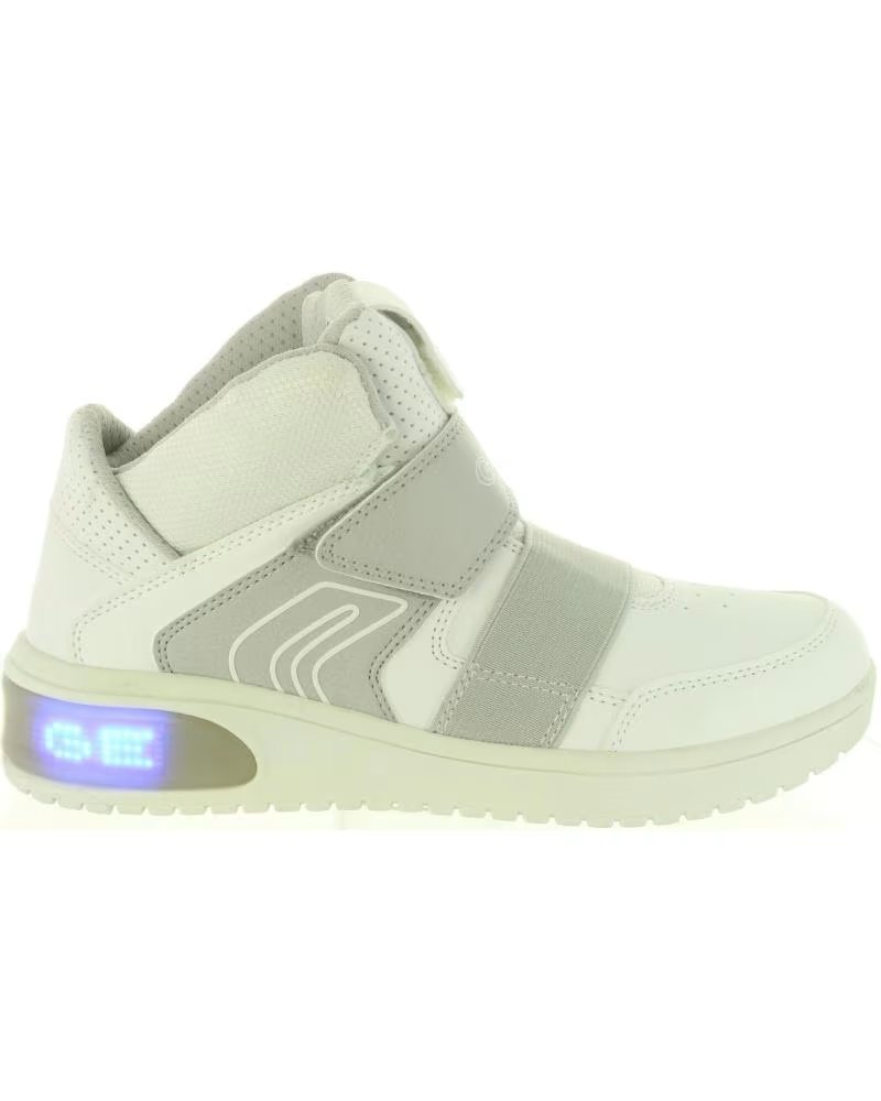 Botines de Niã±a y Niã±o Geox J847QA 05411 J Xled C1000 White
