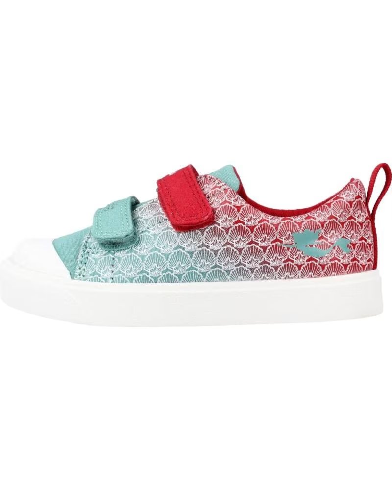 Clarks City Shell T Rojo