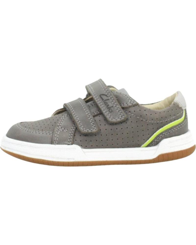 Deportivas de Niño CLARKS FAWN SOLO T GRIS