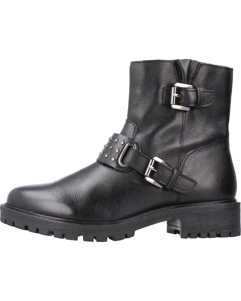 Botines de Piel con Hebillas Columbia 2090291348 Negro