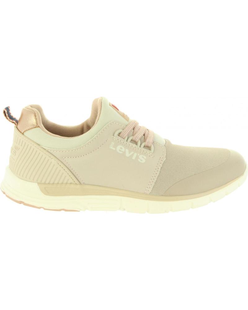 Zapatillas deporte de Mujer y Niña y Niño LEVIS VLAS0011S LAS VEGAS 0002 BEIGE