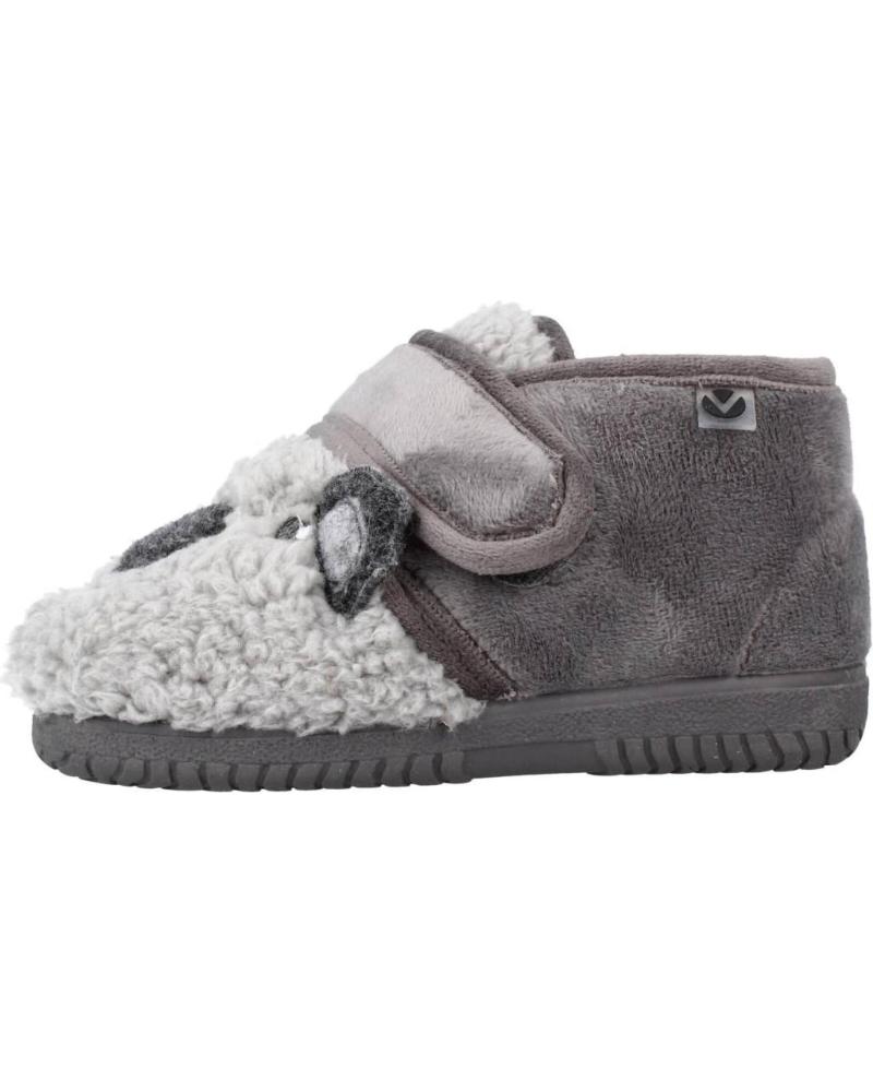 VICTORIA OJALÁ ZAPATILLAS DE CASA ANIMALES MODELO 105119V - GRIS GRIS