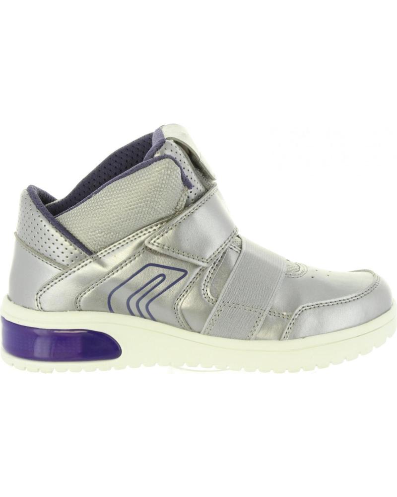 Botines de Niña GEOX J848DA 000NF J XLED C1284 SILVER-VIOLET