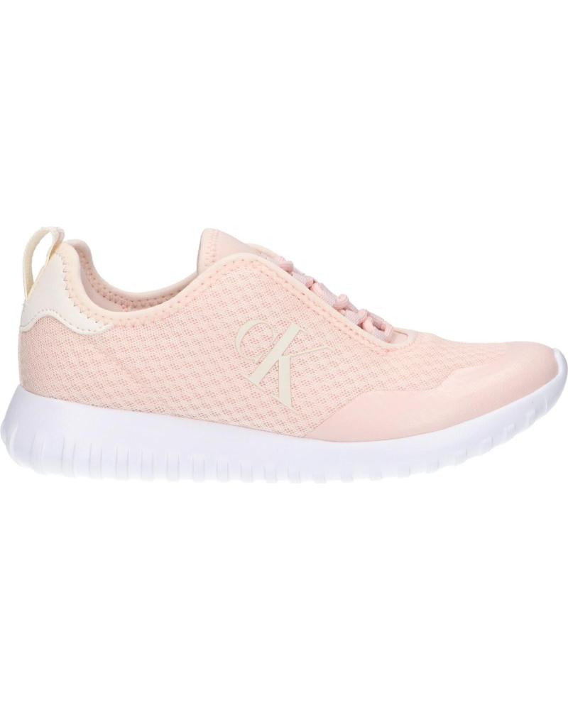 Zapatillas deporte de Mujer CALVIN KLEIN YW0YW00937 SPOR RUN EVA 0JV PEACH BLUSH-CREAMY WHITE