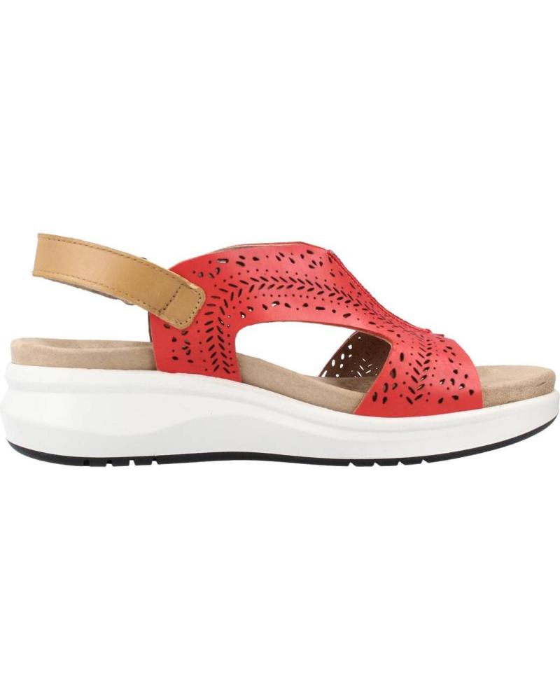 SANDALIAS FLUCHOS F1481 CON CORTE LÁSER ROJO
