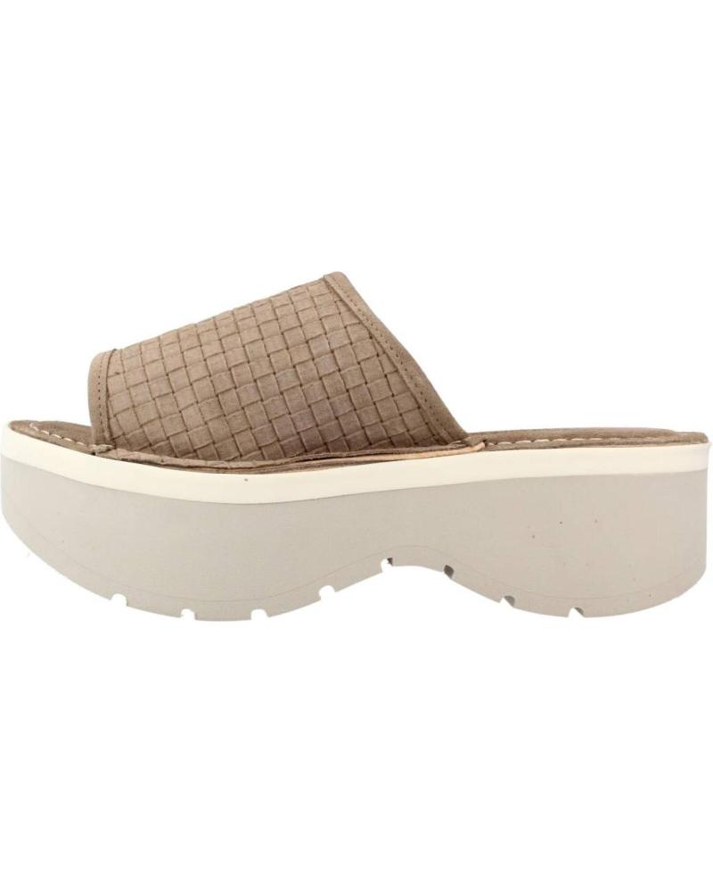Zuecos de Mujer WEEKEND BY PEDRO MIRALLES 16351W MARRON CLARO
