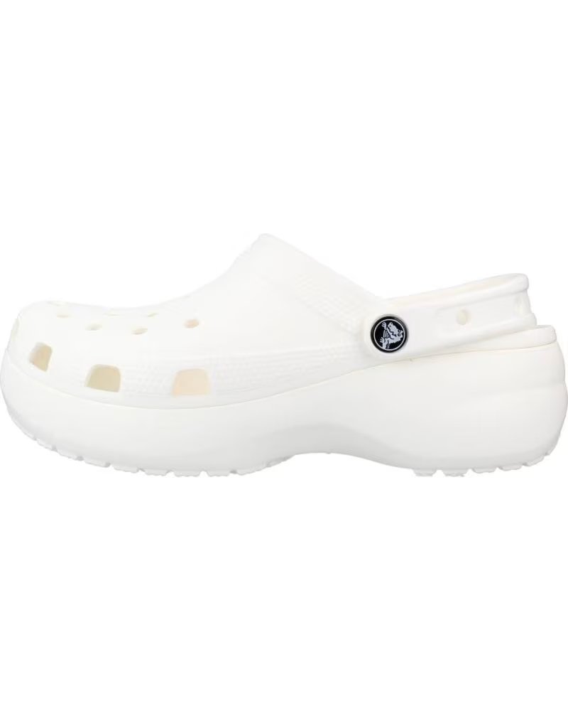 Crocs Classic Platform Clog W Blanco