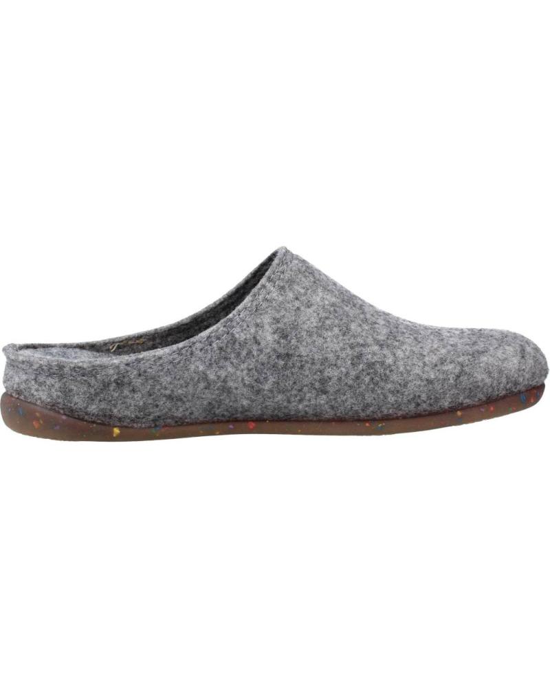 TONI PONS MONA ZAPATILLAS DE CASA DE FIELTRO GRIS GRIS