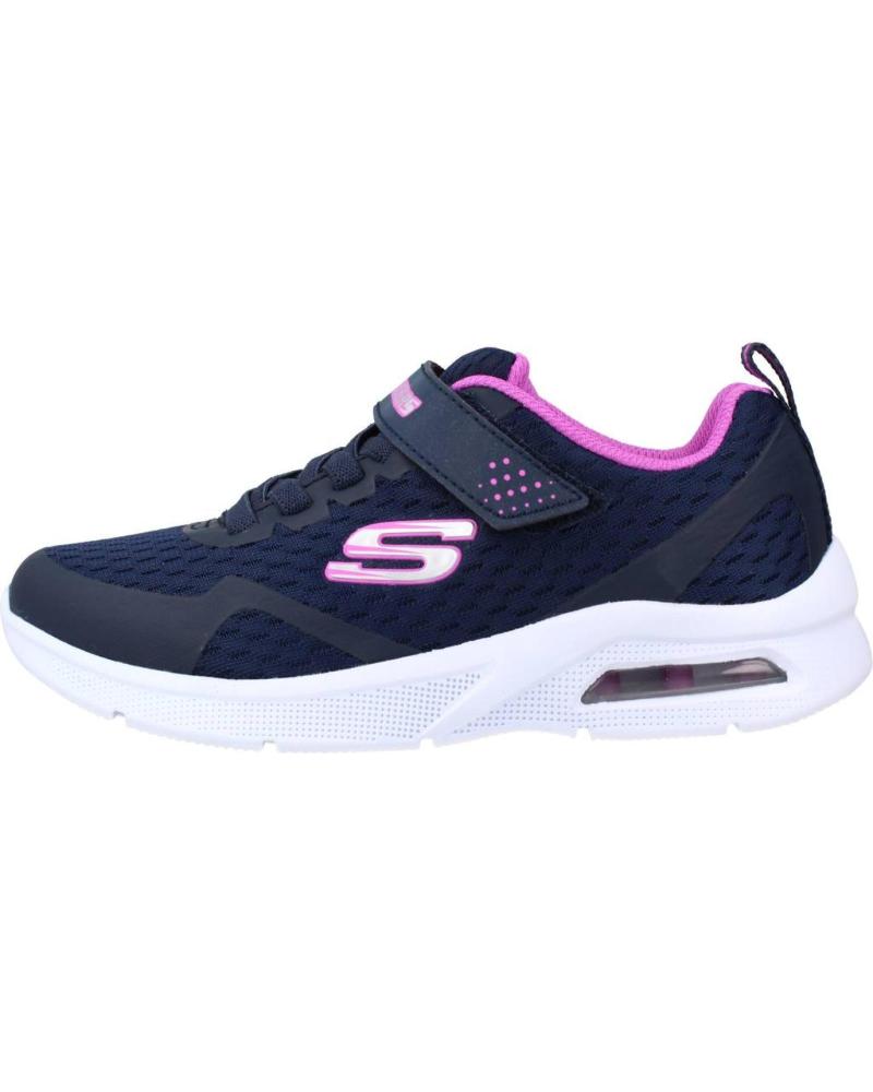 Deportivas de Niña SKECHERS MICROSPEC MAX AZUL
