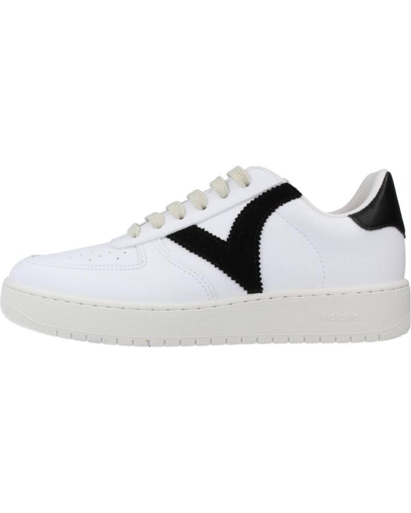 VICTORIA 1258201 - ZAPATILLAS DEPORTIVAS CASUAL BLANCO Y NEGRO BLANCO