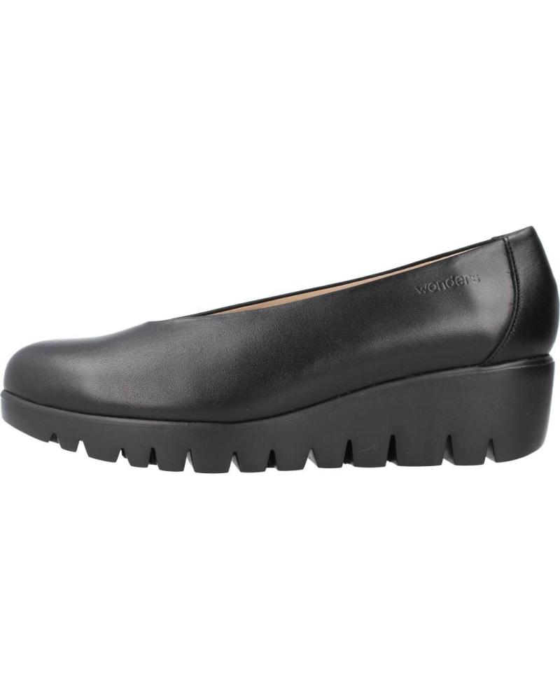 WONDERS IRIS 33100 - ZAPATO CONFORT PIEL NEGRO NEGRO
