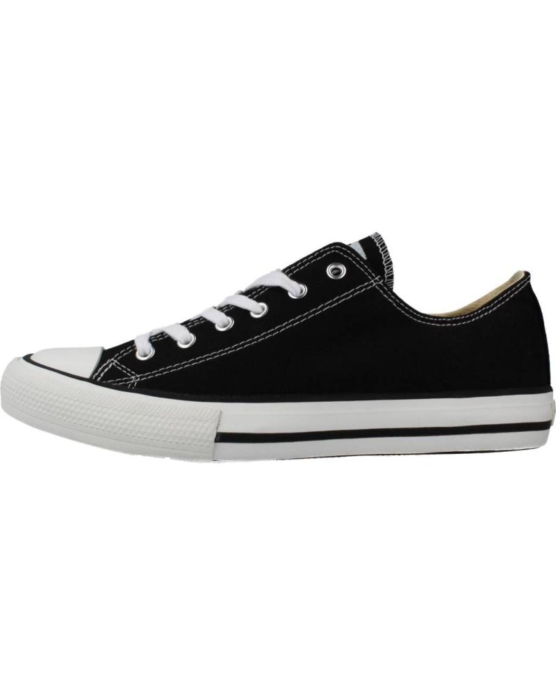 Victoria Negro De Zapatillas Lona 106550 Negras Clásicas