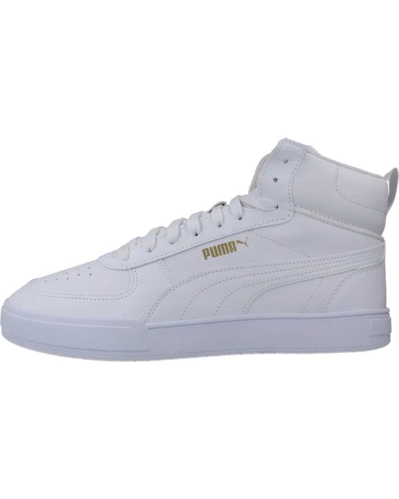 Puma Caven Dime Bota Piel Hombre 385843 01 Blanca Blanco
