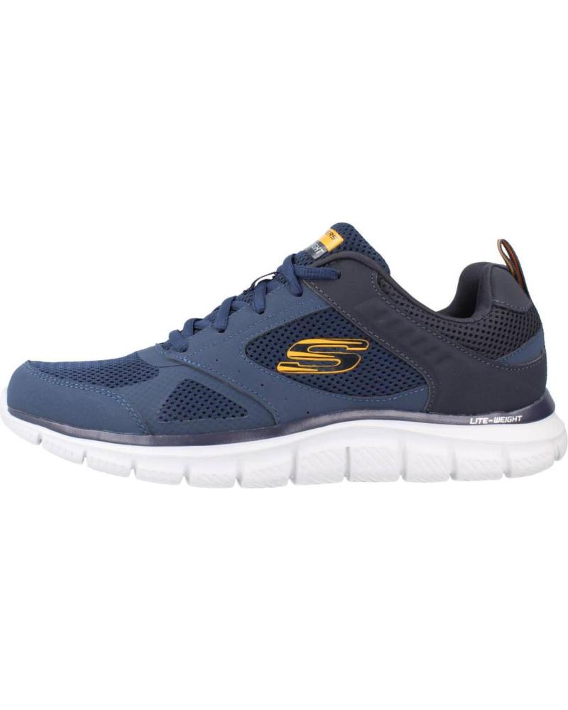 SKECHERS TRACK SYNTAC 232398 NVY DEPORTIVAS CASUAL MARINO AZUL