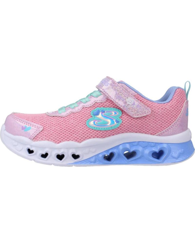 Deportivas de Niña SKECHERS FLUTTER HEART LIGHTS - BRIN ROSA