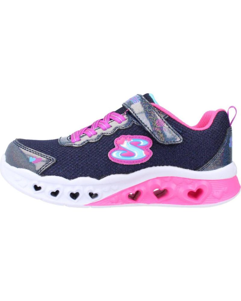 Deportivas de Niña SKECHERS FLUTTER HEART LIGHTS - BRIN AZUL