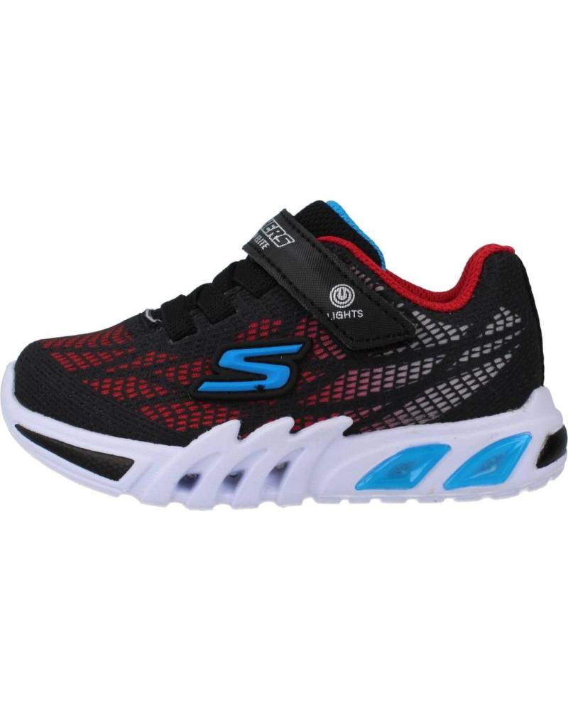 Deportivas de Niño SKECHERS FLEX-GLOW ELITE-VORLO NEGRO