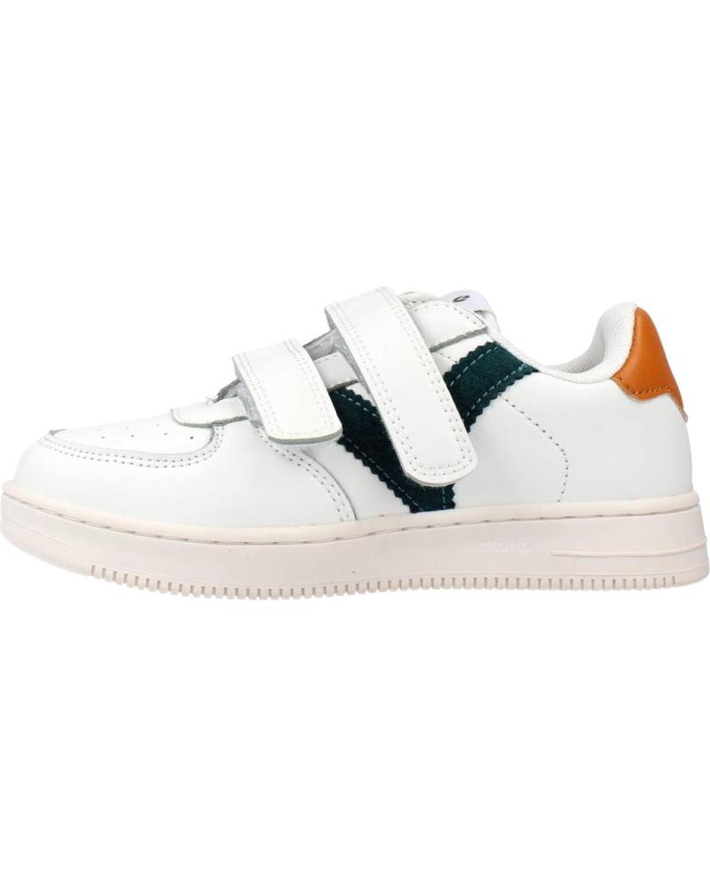 VICTORIA TIEMPO 1124104V - ZAPATILLAS CASUAL BLANCAS CON TIRAS ADHERENTES PARA NIÑOS BLANCO