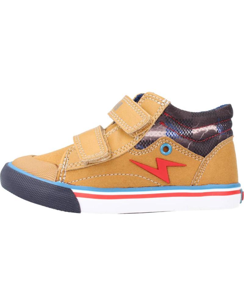 PABLOSKY DEPORTIVAS ALTAS 970080 AMARILLO PEACH CON CIERRE ADHERENTE AMARILLO