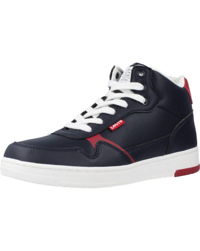 LEVIS SHOT MID ZAPATILLAS DEPORTIVAS CAÑA ALTA AZUL MARINO NIÑO AZUL