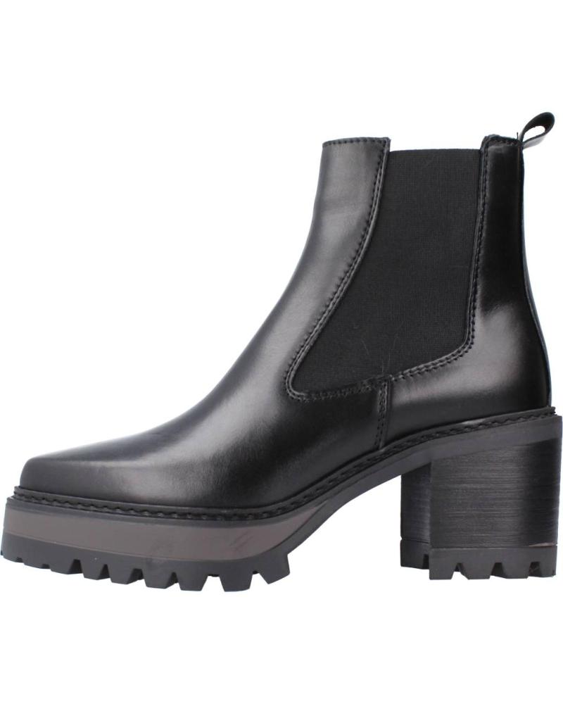 Botines de Mujer ALPE BOTINES ALPE NEW AMELIE DE TACÓN GRUESO CON CREMALLERAS LATERALES NEGRO