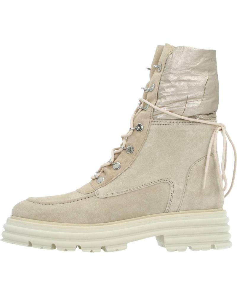 Botas de Mujer ALPE BOTAS ALPE DE MUJER CON CORDONES EN COLOR BEIGE BEIS