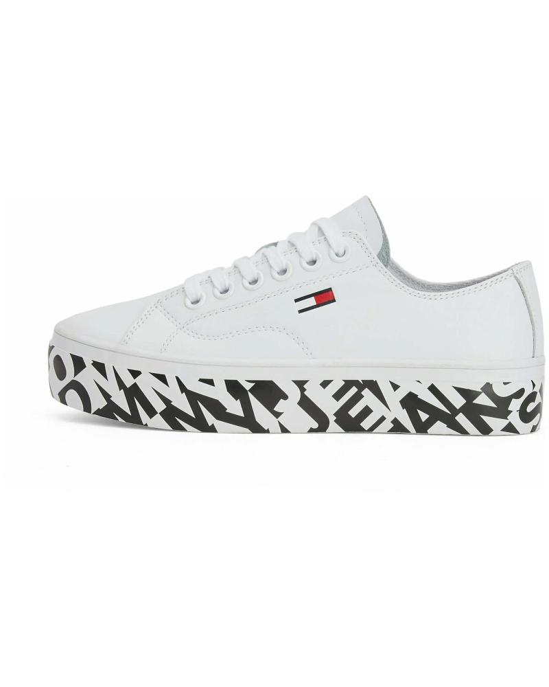 Zapatillas deporte de Mujer TOMMY JEANS ZAPATILLAS CUPSOLE PRINT LOG WHITE
