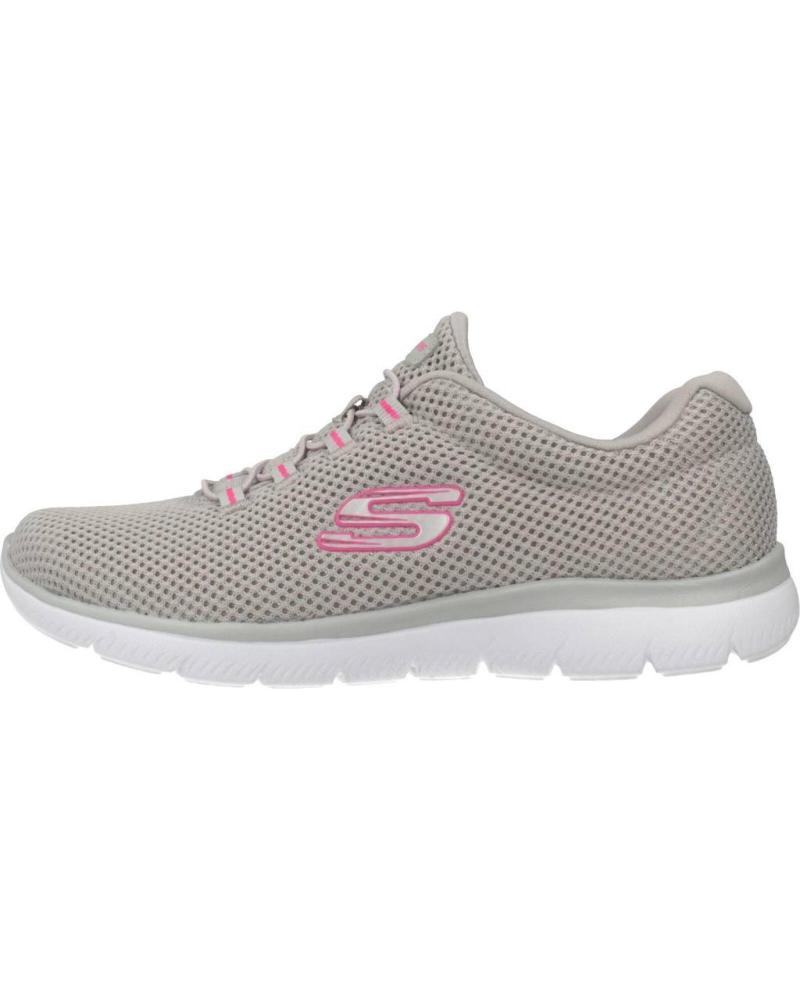 ZAPATILLAS SKECHERS SUMMITS-QUICK LAPSE 12985 GRIS/ROSA GRIS