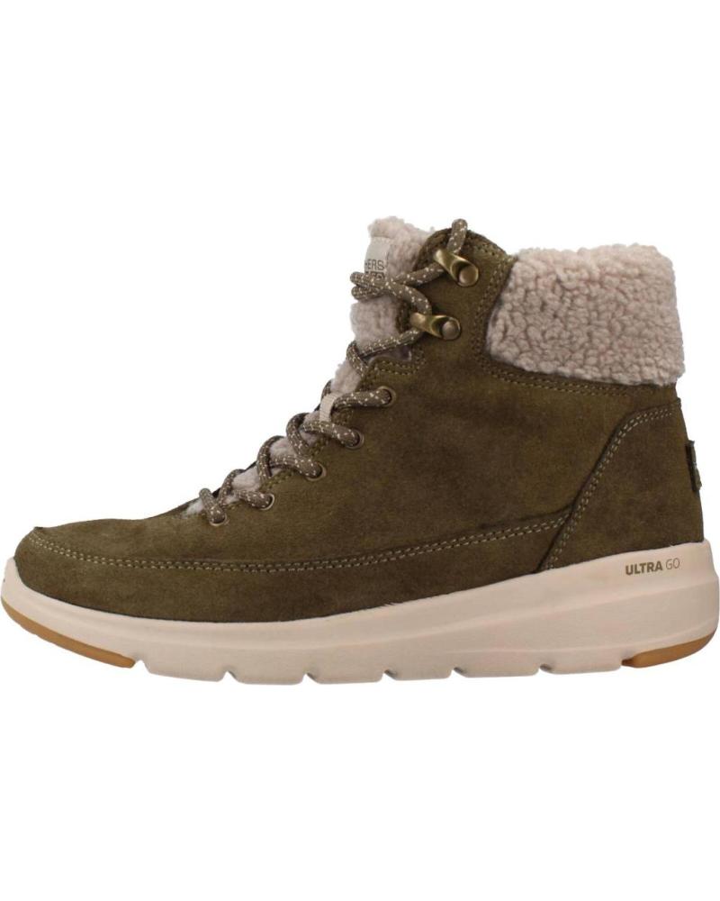 Botines de Mujer SKECHERS GLACIAL ULTRA WOODLANDS VERDE