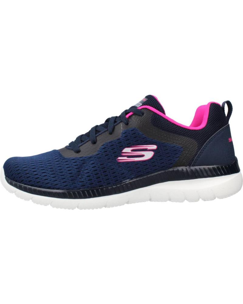 SKECHERS BOUNTIFUL QUICK PATH 12607 - ZAPATILLAS DEPORTIVAS NAVY FUCSIA AZUL