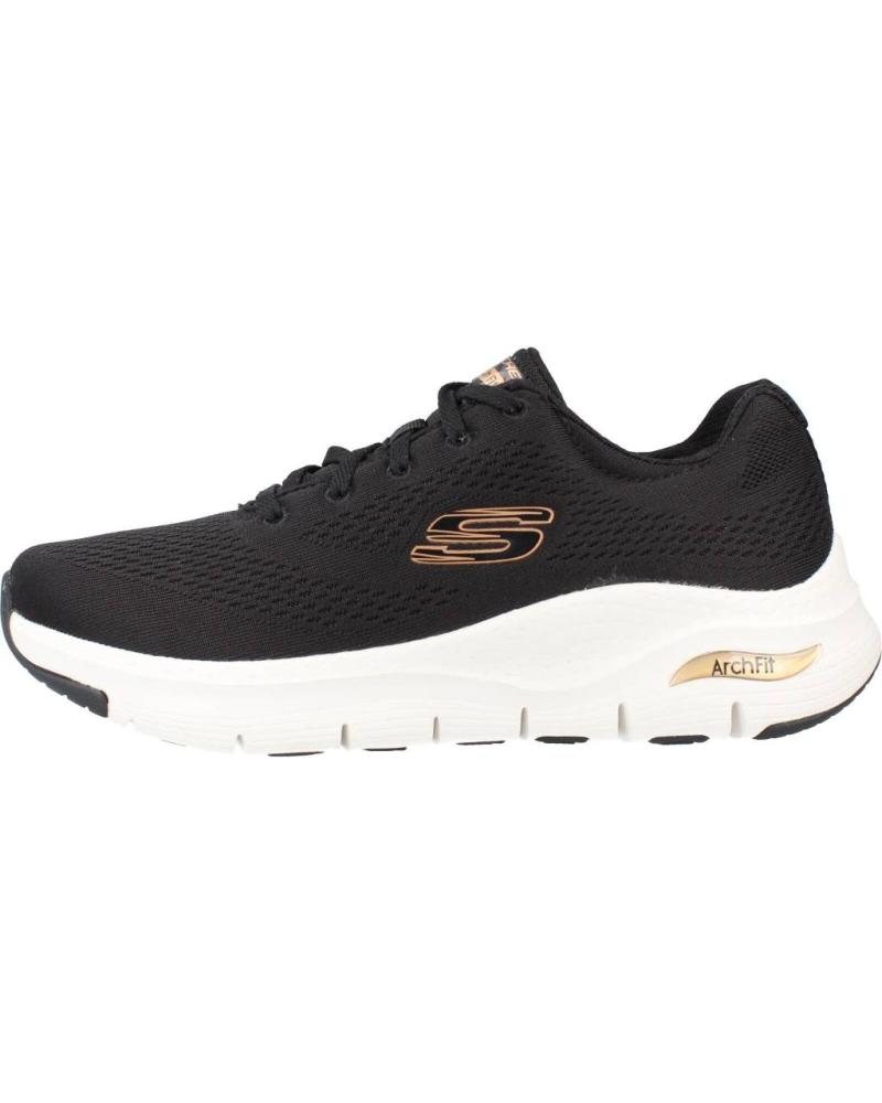 Deportivas de Mujer y Niña SKECHERS ARCH FIT NEGRO