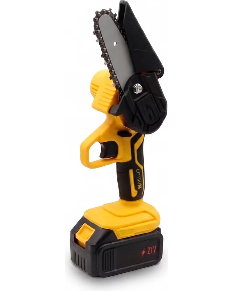 Oryx Mini Motosierra Eléctrica a Batería 21V Amarillo