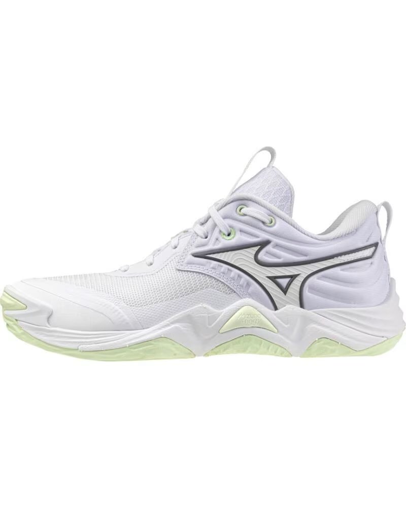 Zapatillas Mizuno Wave Momentum Elite para Balonmano y Voleibol Blanco