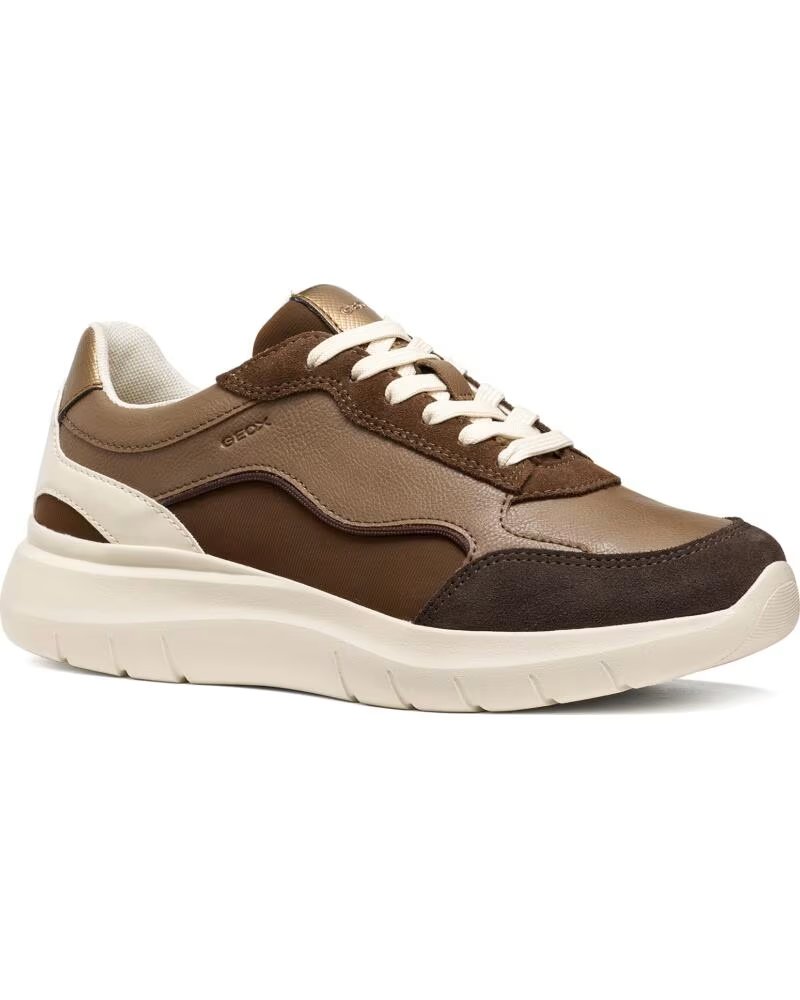 GEOX Zapatillas deportivas bajas 'D PLUMMERY'  kitt / arena / beige oscuro / blanco – imagen 4