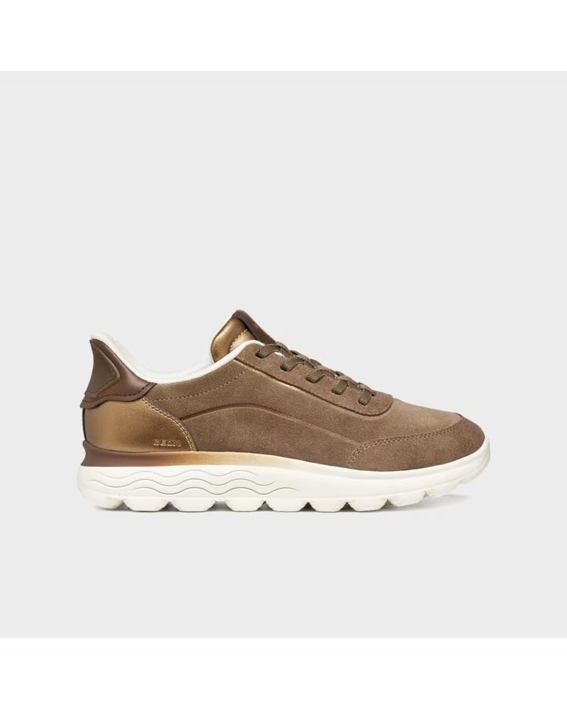 Zapatillas Geox D657MA Deportivos Sneakers Mujer Beige Beig