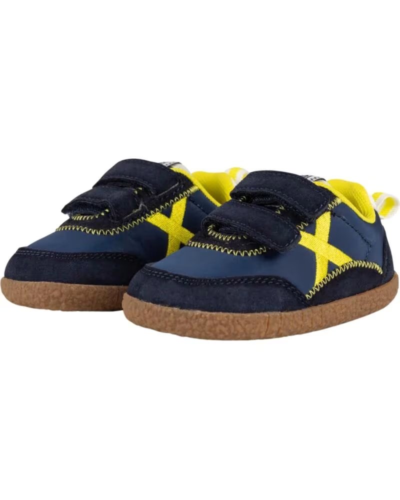 Munich Zapatillas Baby Koda 8028028 Azul Marino Verde Sneaker Casual Niño Niña