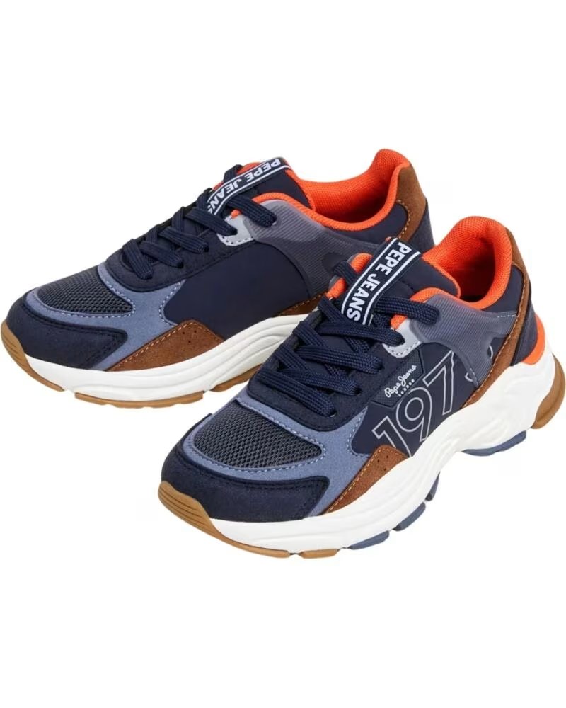 Pepe Jeans Zapatillas de Moda para Niño Azul