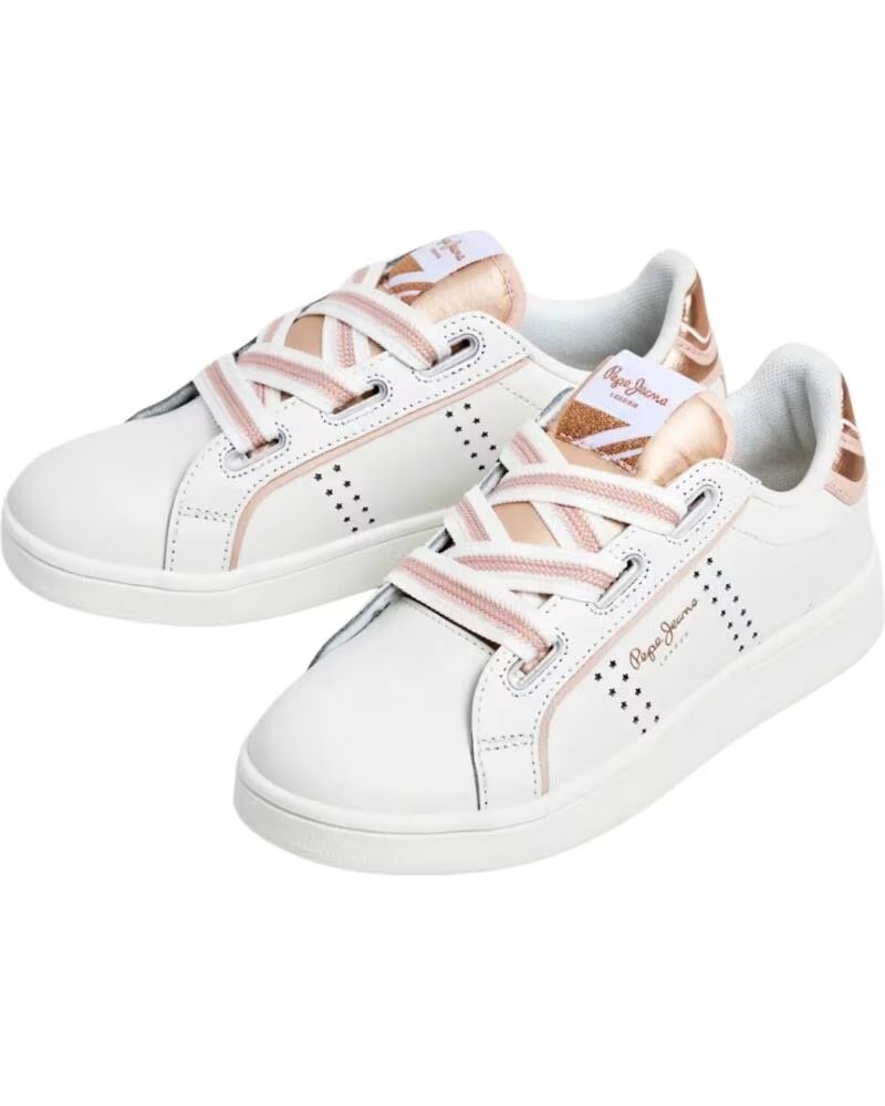 Pepe Jeans Zapatillas de Moda Nina Blanco PGS000015-800