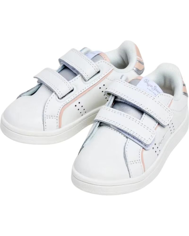Pepe Jeans Zapatillas de Moda para Niña en Color Blanco