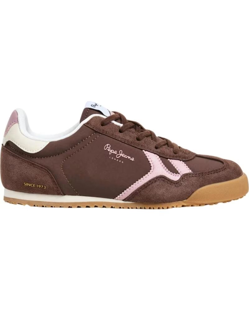 Pepe Jeans Zapatillas de Moda para Niña en Color Marrón