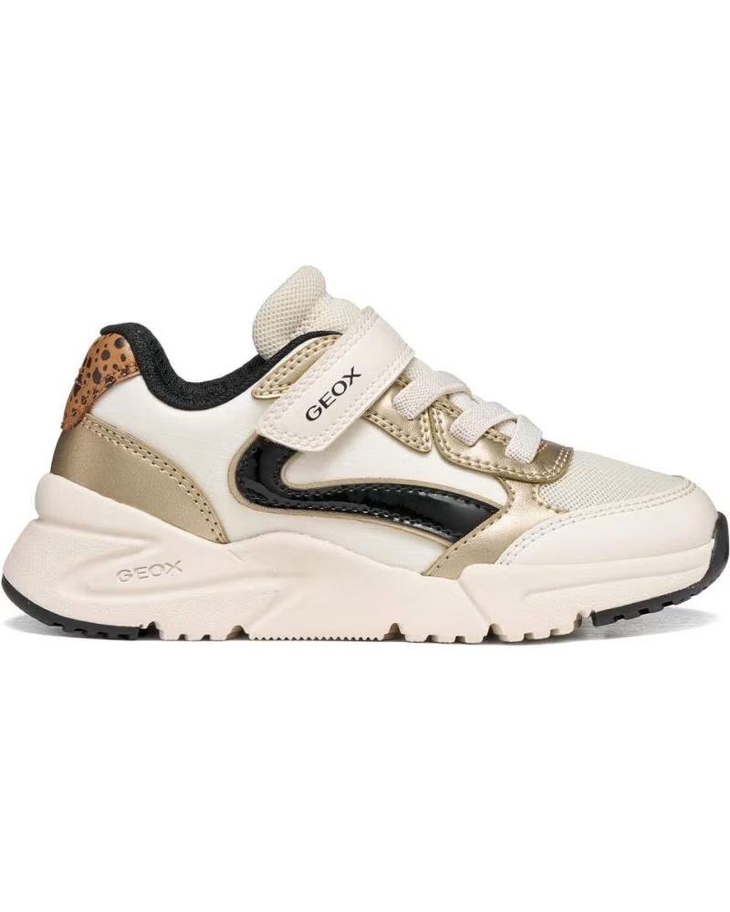 Zapatillas Geox J Loftus Ivory-platinum C1M2U