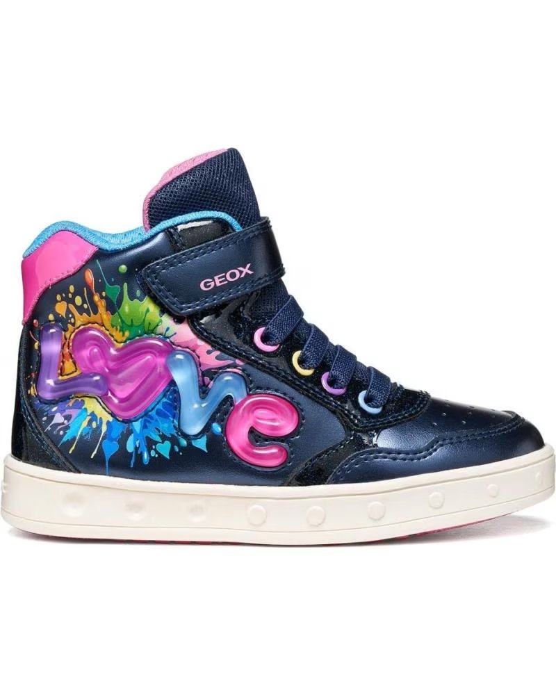Zapatillas Geox J Skylin para Niña J668WB 0NFKC C4243 Navy-multicolor