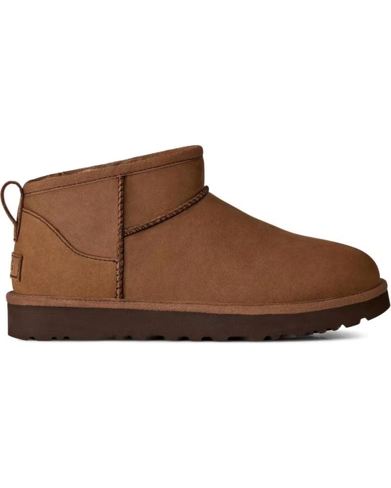 Ugg 1184556 W Classic Ultra Mini Nubuck Dark Chestnut Botas