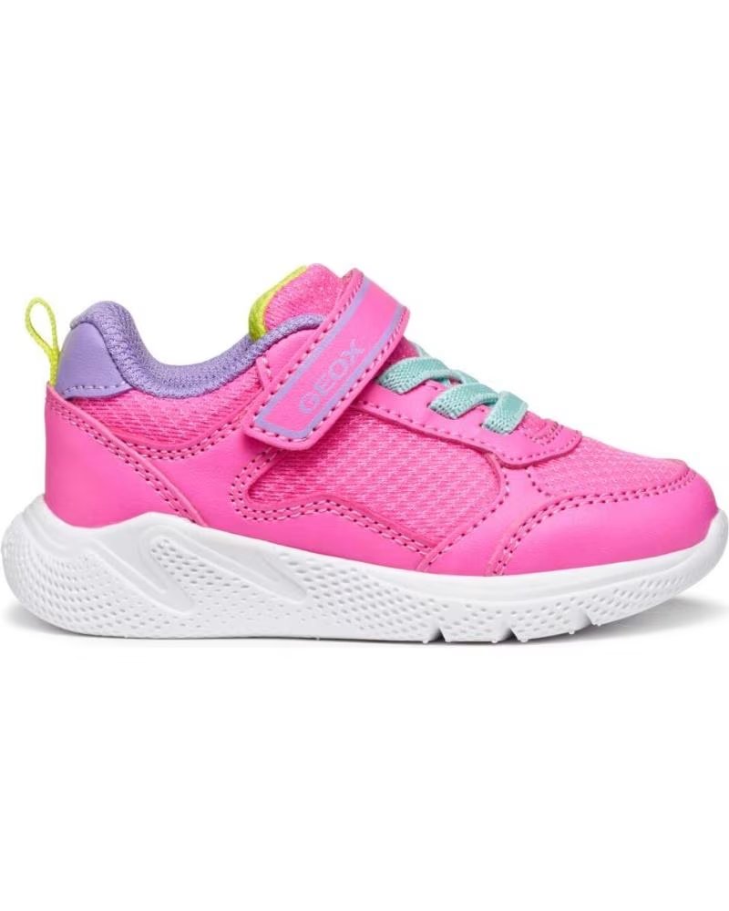 Geox B564TB Sprintye Zapatillas Infantil Fluo Fuchsia-lila C8L8E Fuchsia-dk Lila