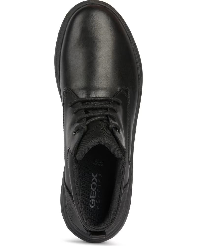 Geox U Portello U36E1B Botines de Piel Negres C9999 Black