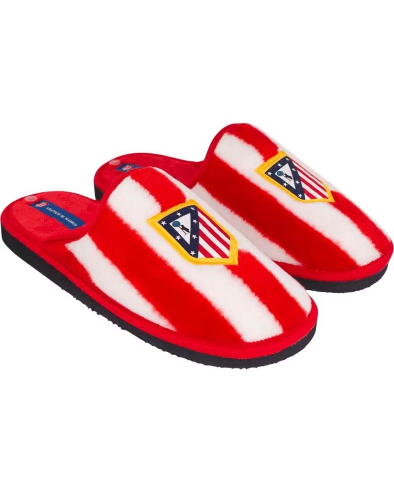 Sevillas Pantufla Infantil Atletico de Madrid de Algodon con Suela Eva Antideslizante Azul