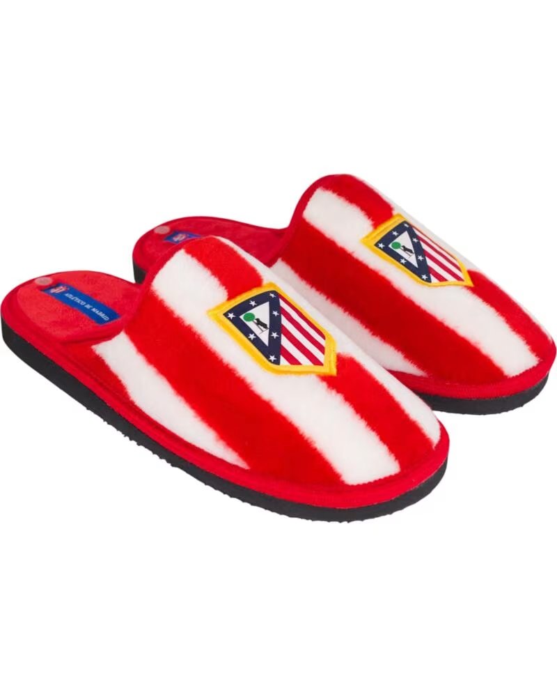 Sevillas Pantufla Infantil Atletico de Madrid de Algodon con Suela Goma Antideslizante Azul