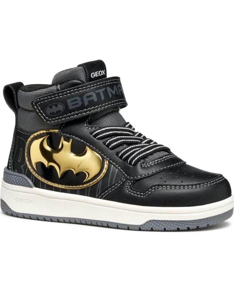 Zapatillas Altas Infantiles Geox J Washiba Batman J56LQG 05411 C0495 Black-gold