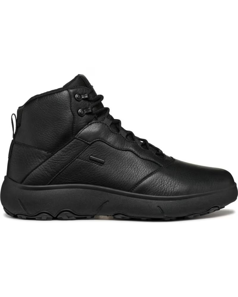 Geox U46HFB 04654 U Nebula Grip B Ab C9999 Botines de Piel Negros Black