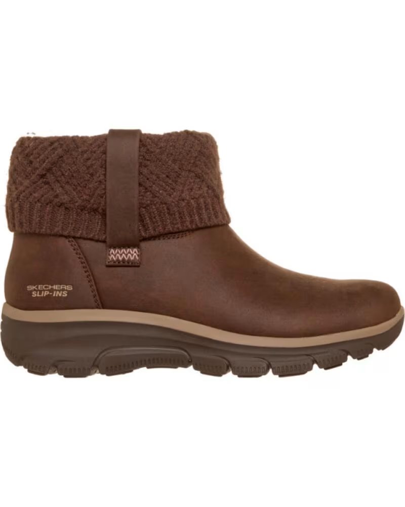 Skechers Botines Planos Mujer Easy Going - Cozy Weather 4 Marrón
